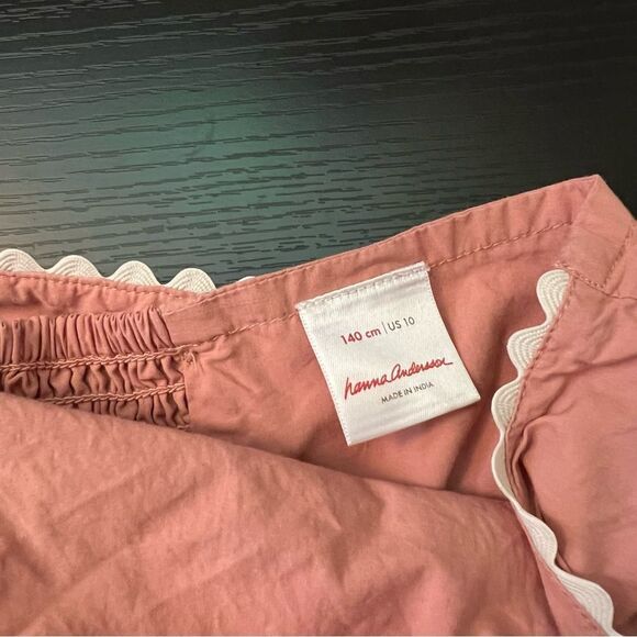 ✨ Hanna Andersson Apron Dess in Pink Shadow Girl’s 10 - Picture 13 of 15